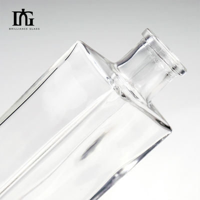 Offsetdruck 500 ml klare Glasflaschen mit dickem Boden und Korkkappe