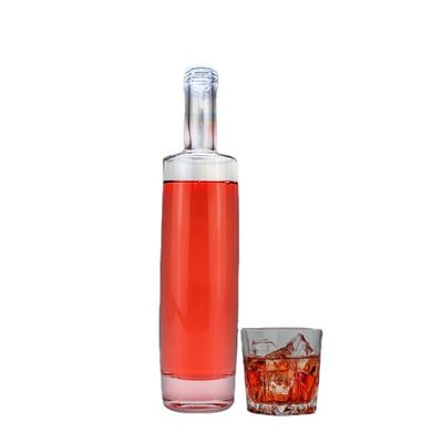 Klar matte schwarze Glas Flasche 700 ml 750 ml für Nordischen Gin Whisky Wodka Spirit