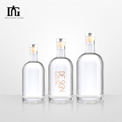 Glasflaschen mit Alkohol, Spirituosen, Wodka, Alkoholflaschen, 350 ml, 700 ml, 750 ml, Nordic Transparent