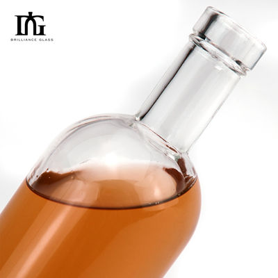 500 ml/700 ml/750 ml Glasflasche für Siebdruck, Warmstempel und Elektroplattierung