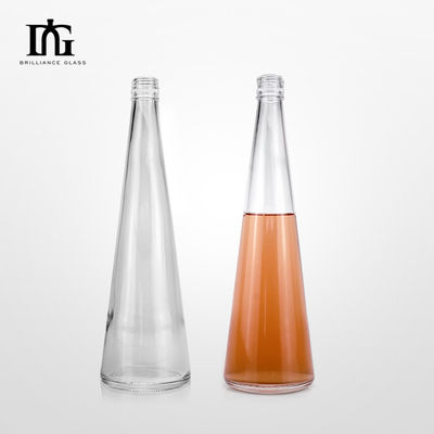 Maßgeschneiderte Luxus einzigartige Vase Glasflasche 700ml 750ml mit Korkkopf