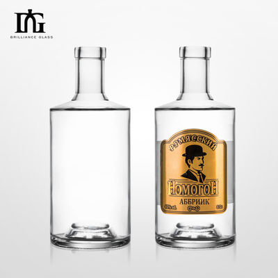 700 ml Glasflasche für Wodka Rum Whisky Siebdruck Warmstempel Malerei Gravur