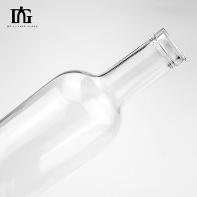 Glas Getränke Leere Flasche 700ml für Spirituosen Kragen Material Glas aus China