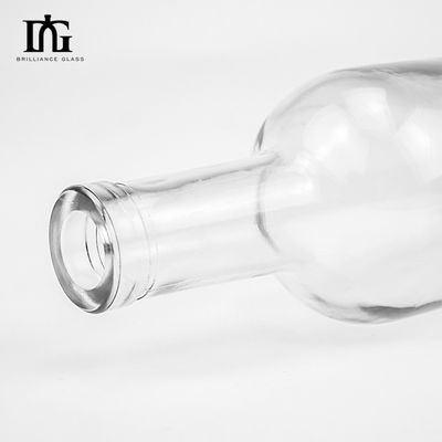 Glas Getränke Leere Flasche 700ml für Spirituosen Kragen Material Glas aus China