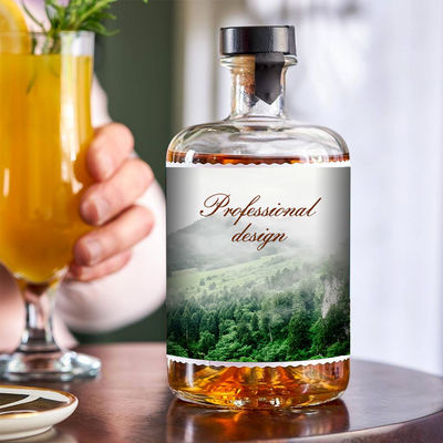 Anpassungsfähige 750 ml Glasweinflasche für kohlensäurehaltige Getränke