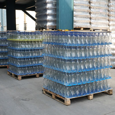 Akzeptables Kundenlogo Quadratische Form Dicker Boden Klarer Gin Rum Wodka Saft Flasche
