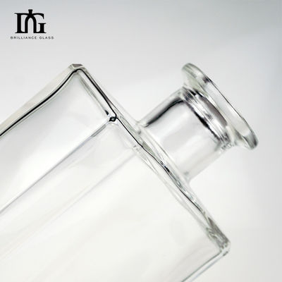 500 ml 750 ml Dicke Boden graviert Warmstempel Etikett Wodka Flasche für Liköre