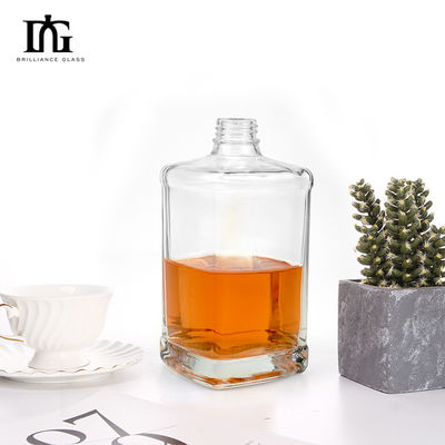 200ml 50cl 100ml Getränke Schraubverschluss Gravierung Glasflasche mit Aluminium-Schraubdeckel