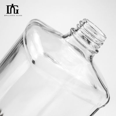 200ml 50cl 100ml Getränke Schraubverschluss Gravierung Glasflasche mit Aluminium-Schraubdeckel