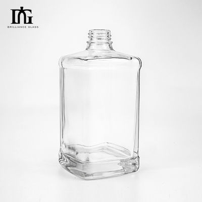 200ml 50cl 100ml Getränke Schraubverschluss Gravierung Glasflasche mit Aluminium-Schraubdeckel