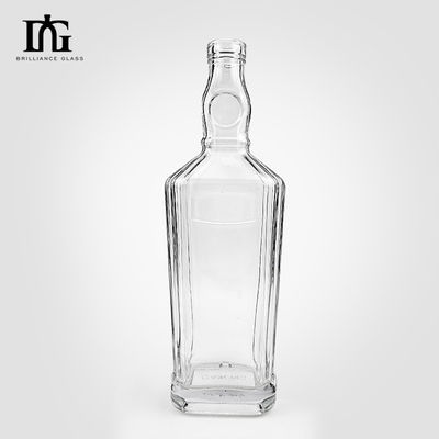 Superior 700 ml Whisky Flasche aus Extra Flint Glas mit graviertem Decal Druck