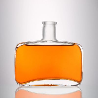 360 ml klare, leere, transparente Flasche für Wein und Spirituosen