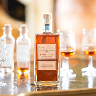 Leckfreier Verschluss 500 ml Whisky-Glasflasche für die kundenspezifische Elektroplattierung und Gravur