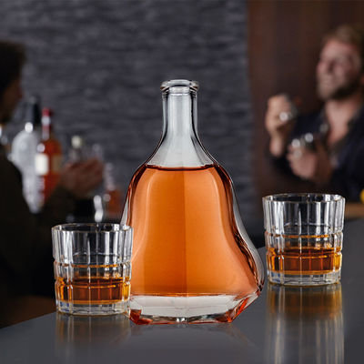 Custom 500 ml/1000 ml Gitarrenglas Whisky Brandy Glasflasche für Liköre und Getränke