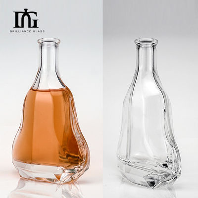 Custom 500 ml/1000 ml Gitarrenglas Whisky Brandy Glasflasche für Liköre und Getränke