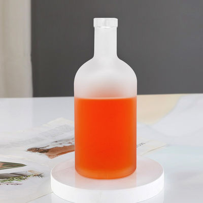 Glasflasche für Whisky-Glas 700 ml mit individuellem Etikett