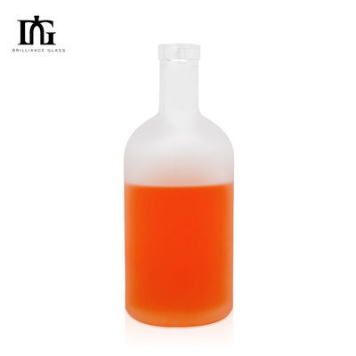 Glasflasche für Whisky-Glas 700 ml mit individuellem Etikett