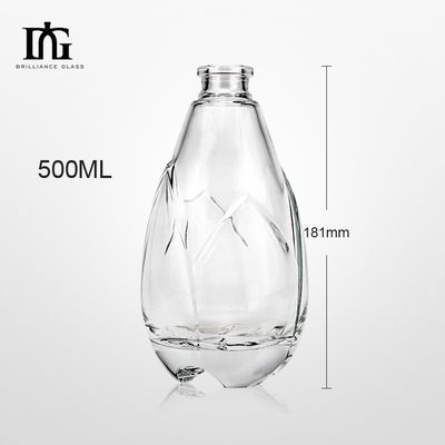 Leere Wodka Tequila Rum Alkohol Mini-Weinflaschen für Spirituosen