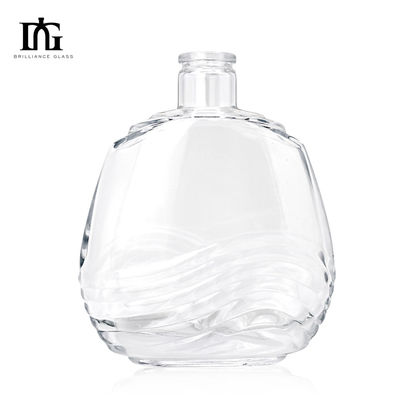 Glas Portable Picknick Wein Tisch mit Korkschraubkappe 500ml/700ml Flasche und Glasflasche