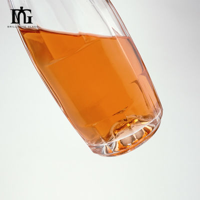 OEM/ODM akzeptabel 700ml Leere lange Hals Eis klare Glasflasche Wein Flasche Champagner