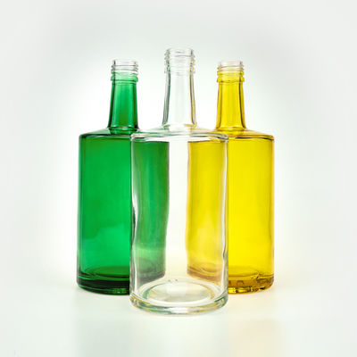 Super Flint Flat Shoulder Glasflasche für Spirituosen und Getränke Custom 500 ml 750 ml