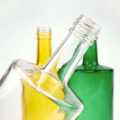 Super Flint Flat Shoulder Glasflasche für Spirituosen und Getränke Custom 500 ml 750 ml