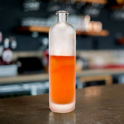 Flasche mit schwerer Basis für Spirituosen und Getränke 500 ml Extra Flint Glass Eisweinflaschen