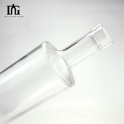 Industriegetränke 750 ml Klarer Gin Wodka Eis Wein Glasflasche mit Korkendichtung