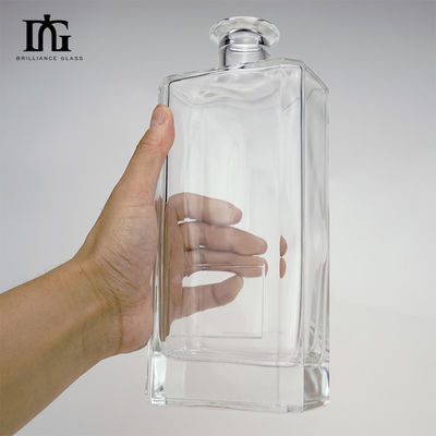 Siebdruck und Warmstempel Glasflasche für Brandy Rum Wodka 500ml/700ml/750ml