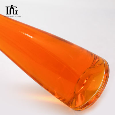 Direkt 500 ml leere, klare Glasflaschen mit Korken und Schraubkappe