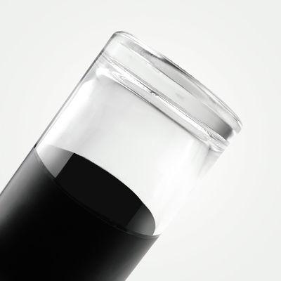 Glas-Ginflasche 500 ml 750 ml Frosted Black Spirit Liquor Wodka Flasche