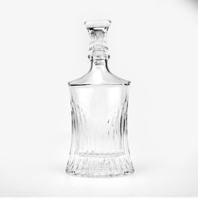 Siebdruck Warmstempel 750 ml Klarglasdekanter für Liköre und Getränke