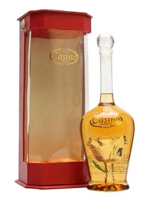 750 ml handgefertigte Glasflaschen mit einzigartiger rosafarbiger Form