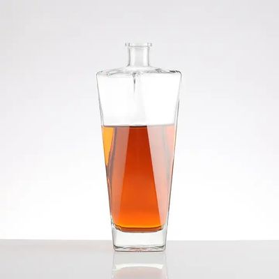350 ml 500 ml 750 ml Einzigartige Form Custom Design Alkohol Wodka Gin Tequila Glasflaschen