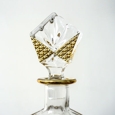500 ml/700 ml/750 ml Schwere Whisky Glasflasche mit akzeptablem Kundenlogo