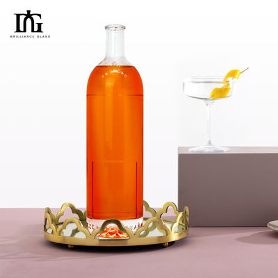 700 ml Wein Gin Rum Wodka 750 ml Whisky Glasflasche mit Warmstempel Oberflächenbehandlung