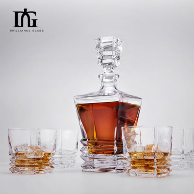 Leere Glasflasche für Wodka Wein Whisky Rum Gin 500 ml/700 ml/750 ml/1000 ml Kapazität