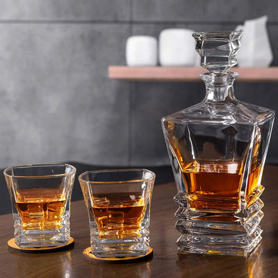 Leere Glasflasche für Wodka Wein Whisky Rum Gin 500 ml/700 ml/750 ml/1000 ml Kapazität