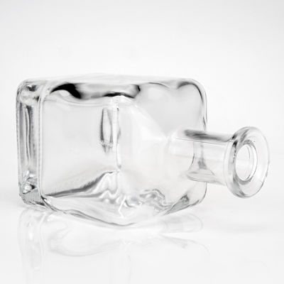 Custom Quadratglas Whisky Flasche Set 5CL 500ML 750ML Frostschlauch Durchstechflasche Basis Material Glas