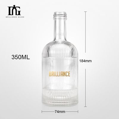 Glasweinflasche mit T-Cork 200 ml 375 ml 500 ml 750 ml 1000 ml für Spirituosen und Getränke