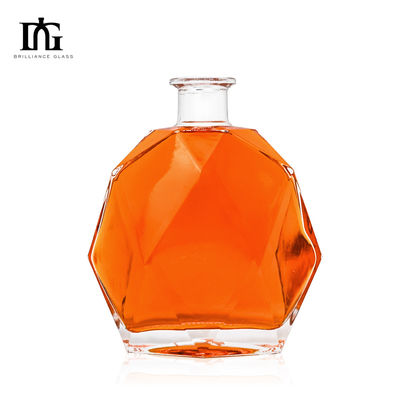 Glasmaterial Besondere Form 500 ml Brilliance Flasche für Wodka Rum Gin Spirituosen