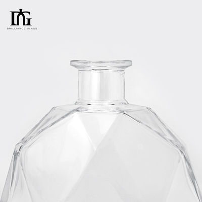 Glasmaterial Besondere Form 500 ml Brilliance Flasche für Wodka Rum Gin Spirituosen
