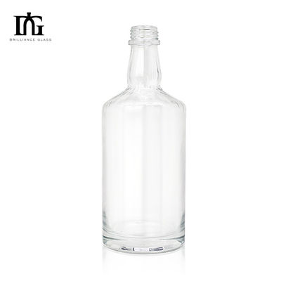 Glas-Basismaterial 750 ml leere Spirituosen Whisky-Weinflasche für Flaschen mit Alkohol