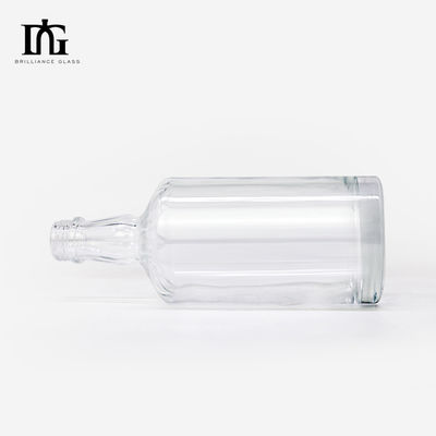 Glas-Basismaterial 750 ml leere Spirituosen Whisky-Weinflasche für Flaschen mit Alkohol