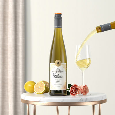 500 ml 750 ml leere Goldflasche für Champagner Elektroplattierte Gold Spirituosen Gin Liquor Glas