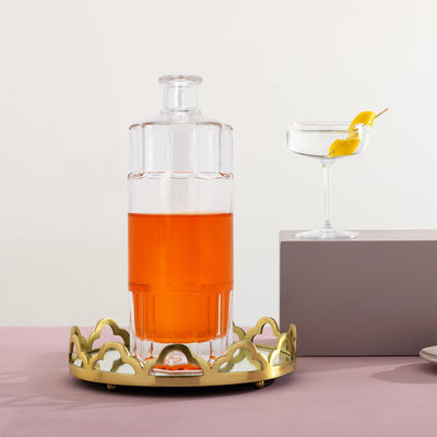 Akzeptables Kundenlogo Glasflaschen für Saft Brilliance Gin Wodka Flaschen Verkauf