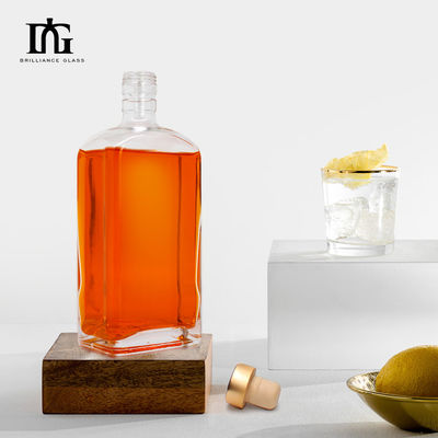 500 ml 700 ml Spezialsäfte Getränke Liquor Spirituosen Glasflasche mit Korken und Schraubverschluss