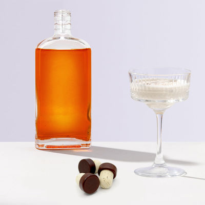 500 ml 700 ml Spezialsäfte Getränke Liquor Spirituosen Glasflasche mit Korken und Schraubverschluss