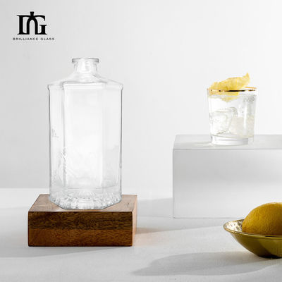 Versiegelungsart Korken 500 ml klare Flaschen aus Glas für Spirituosen aus Tequila