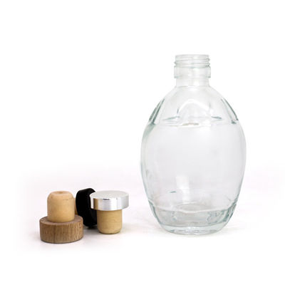 250 ml 375 ml 700 ml Glaskragen Ahornsirup Flaschen Flach Sirup Dispenser mit Griff